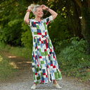 La combi India manches courtes en viscose Sonia - Quintessence