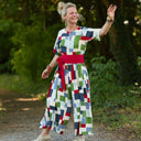 La combi India manches courtes en viscose Sonia - Quintessence