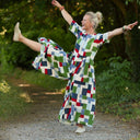 La combi India manches courtes en viscose Sonia - Quintessence