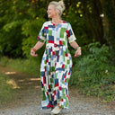 La combi India manches courtes en viscose Sonia - Quintessence