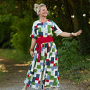 La combi India manches courtes en viscose Sonia - Quintessence