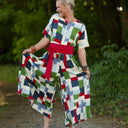La combi India manches courtes en viscose Sonia - Quintessence