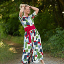 La combi India manches courtes en viscose Sonia - Quintessence
