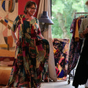 La combi India manches courtes en viscose Tropique - Quintessence