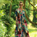 La combi India manches courtes en viscose Tropique - Quintessence