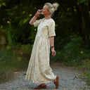 La combi India manches courtes en viscose/lin et sequins Nymphe - Quintessence