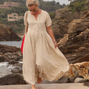 La parfaite combi India en viscose/lin ficelle - Quintessence