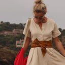 La parfaite combi India en viscose/lin ficelle - Quintessence