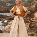 La parfaite combi India en viscose/lin ficelle - Quintessence