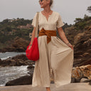 La parfaite combi India en viscose/lin ficelle - Quintessence