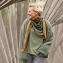 Le foulard Calista Kaki plumetis/Tara - Quintessence