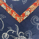 Le foulard Calista Marine brodé/Anaya - Quintessence