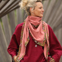 Le foulard Calista Terracotta rosé/Ila - Quintessence