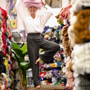 Le Pantalon Cocoon Louis — jersey gris chiné - Quintessence