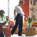 Le Pantalon Cocoon Louis — jersey prune - Quintessence