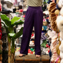 Le Pantalon Cocoon Louis — jersey prune - Quintessence