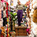 Le Pantalon Cocoon Louis — jersey prune - Quintessence