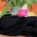 Le Pantalon Cocoon Louis — piqué de coton noir - Quintessence