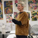 Le Poncho Douillet Pétronille - Fourrure camel - Quintessence