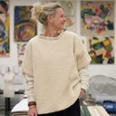 Le Poncho Douillet Pétronille - Sherpa crème - Quintessence