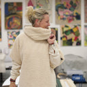 Le Poncho Douillet Pétronille - Sherpa crème - Quintessence