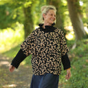 Le Poncho Pétronille - jacquard léo - Quintessence