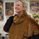 Le snood Douillet Nilo - Fourrure camel - hauteur 14cm - Quintessence