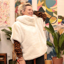 Le snood Douillet Nilo - Fourrure ivoire - hauteur 14cm - Quintessence