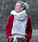 Le snood Douillet Nilo - Fourrure ivoire - hauteur 20cm - Quintessence