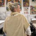 Le snood Douillet Nilo - fourrure miel - hauteur 14cm - Quintessence