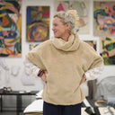 Le snood Douillet Nilo - fourrure miel - hauteur 20cm - Quintessence