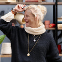 Le snood Douillet Nilo - Sherpa crème - hauteur 14cm - Quintessence