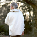 Le snood Nilo - Jacquard ivoire & doré - hauteur 14cm - Quintessence