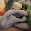 Le snood Nilo Laine vierge gris chiné hauteur 20m | Quintessence