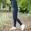 Legging Léni - en maille côtelé marine - Quintessence