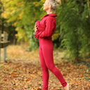 Legging Léni - jersey cerise - Quintessence