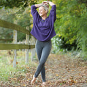 Legging Léni - jersey gris chiné - Quintessence