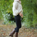 Legging Léni - jersey noir - Quintessence