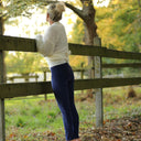 Legging Léni - velours côtelé bleu - Quintessence