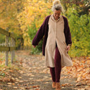 Legging Léni - velours côtelé violine - Quintessence