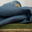 Robe Louison - lin bleu navy