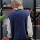 Gilet sans manches Aubane — alpaga bleu nuit