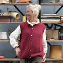 Gilet sans manches Aubane — alpaga lie de vin