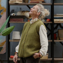 Gilet sans manches Aubane — alpaga kiwi