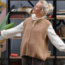Gilet sans manches Aubane — alpaga camel
