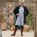 Manteau Paul 3/4 - lainage noir - Quintessence