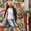 Manteau Taïma kaki - Quintessence