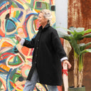 Manteau Taïma noir - Quintessence