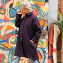 Manteau Taïma - prune - Quintessence