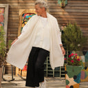 Pantalon Alex - Sergé de viscose/coton noir - Quintessence